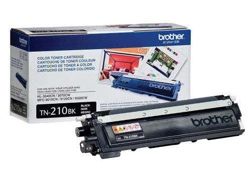 Brother TN-210BK Black Original Toner - HL-3040CN / MFC-9010CN (B) - 1