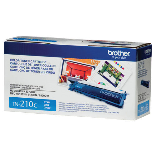 Brother TN-210C Cyan Original Toner - HL-3040CN / MFC-9010CN (B) - 1