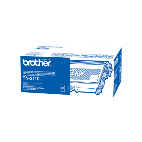 Brother TN-2110 Black Original Toner - DCP-7030 - 1