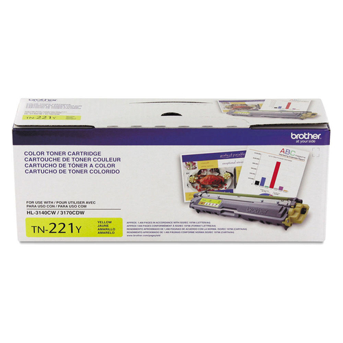 Brother TN-221Y Yellow Original Toner - HL-3140 / HL-3150