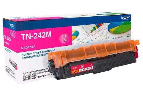 Brother TN-242M Kırmızı Orjinal Toner - HL-3142 / HL-3152 - 1