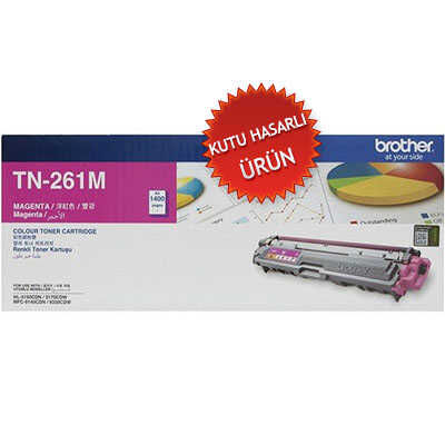 Brother TN-261M Kırmızı Orjinal Toner - HL-3150CDN (T9327) - Thumbnail