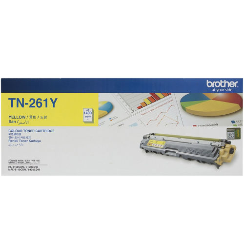 Brother TN-261Y Sarı Orjinal Toner - HL-3150CDN (T9366) - 1