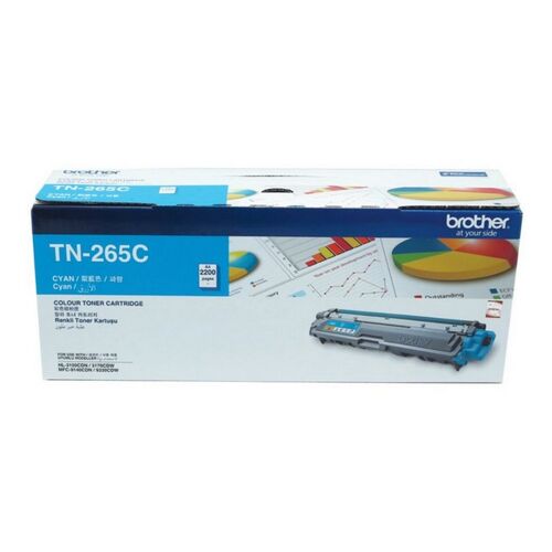 Brother TN-265C Cyan Original Toner High Capacity - DCP-9020