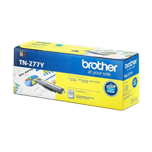 Brother TN-277Y Sarı Orjinal Toner Yüksek Kapasiteli - DCP-L3510 (T15203) - 1