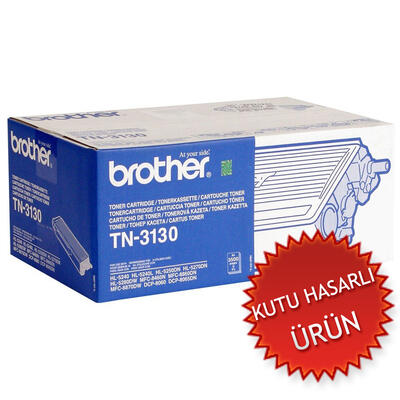 Brother TN-3130 Black Original Toner - DCP-8060 (Damaged Box) 