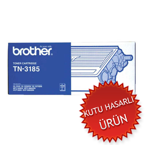 Brother TN-3185 HL-5240 Original Toner - DCP-8060 (Damaged Box) (T17716) - 1