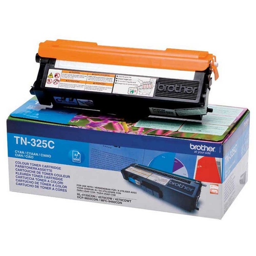 Brother TN-325C Cyan Original Toner - DCP-9055 / HL-4140 (T17740)