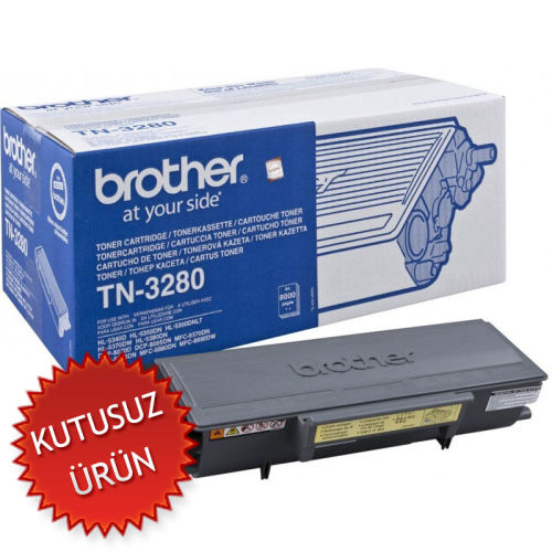 Brother TN-3280 Siyah Orjinal Toner Yüksek Kapasite - DCP-8070D (U) (T11100) - 1