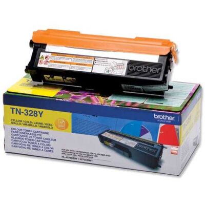 Brother TN-328Y Yellow Original Toner - HL-4150CDN / HL-4570CDW - 2