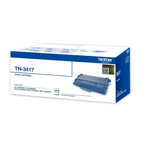 Brother TN-3417 Black Original Toner - HL-L5200DW / HL-L6200DW - 1