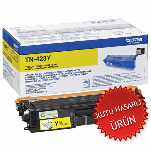 Brother TN-423Y Sarı Orjinal Toner - MFC-L8690CDW (C) (T16248) - 1