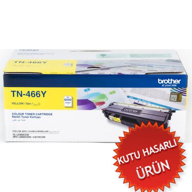 Brother TN-466Y Sarı Orjinal Toner Yüksek Kapasiteli - DCP-L8410 (C) (T16124) - 1