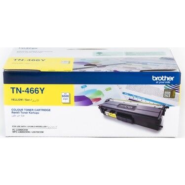 Brother TN-466Y Yellow Original Toner High Capacity - DCP-L8410 - 1