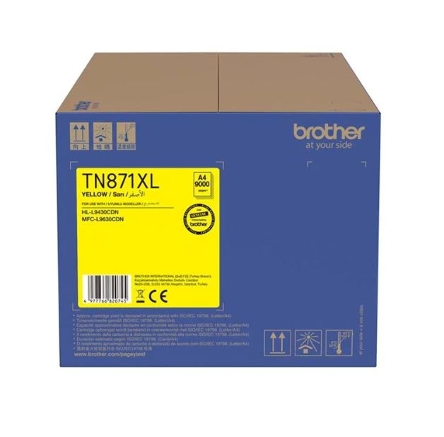 BROTHER TN-871XL Sarı Orjinal Toner Yüksek Kapasite