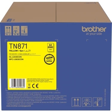 BROTHER - Brother TN-871Y Sarı Orjinal Toner - L9630CDN