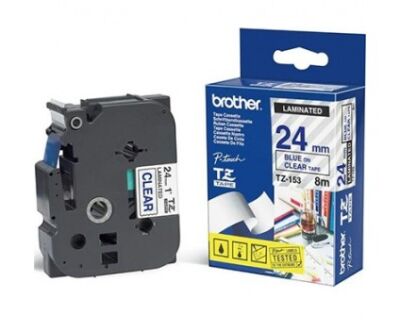 Brother TZ-153 (24MM) Mavi Lamine Etiket - 1