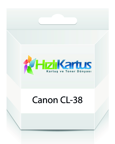 Canon CL-38 (2146B005AA) Renkli Muadil Kartuş - iP1800 / MP210 (T256) - 1