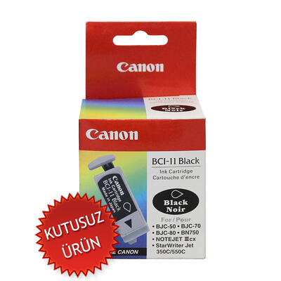 Canon BCI-11 (0957A003) Black Original Cartridge - BJC-70 (Without Box) (T13379) 