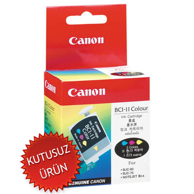 Canon BCI-11C (0957A003) Color Original Cartridge - BJC-70 (Without Box) (T13380) 