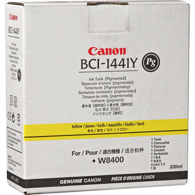 Canon BCI-1441Y (0172B001AA) Yellow Original Cartridge - W8400 / W8200PG (T9340) 