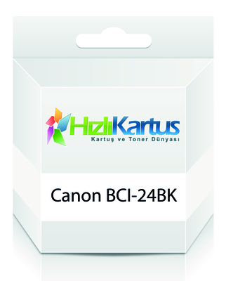 Canon BCI-24BK (6881A009) Black Compatible Cartridge - i250 / i320 (T215) 