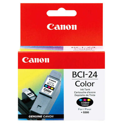 Canon BCI-24C (6882A003) Color Original Ink Cartridge - i250 / i320 (T2714) 