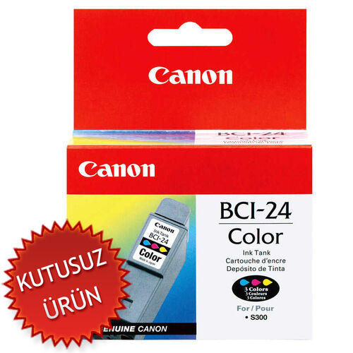 Canon BCI-24C (6882A003) Color Original Cartridge - i250 / i320 (Without Box) (T13375) - 1