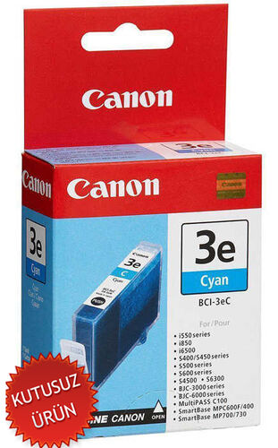 Canon BCI-3eC (4480A002) Cyan Original Cartridge - BJC-3000 (Without Box) (T13365) - 1