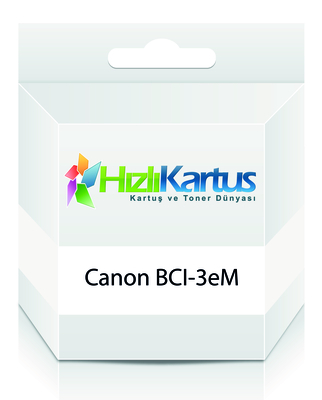 CANON - Canon BCI-3eM (4481A002) Kırmızı Muadil Kartuş - BJC-3000 (T12251)
