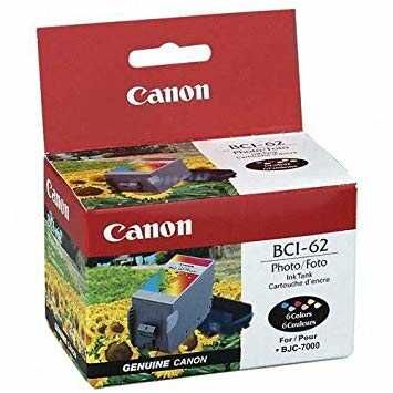 Canon BCI-62 (0969A002) Original Photo Cartridge - BJC-7000 / BJC-700J (T8603) - 2