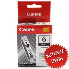 Canon BCI-6BK (4705A002AA) Black Original Cartridge - BJC-8200 (Without Box) (T9568) 