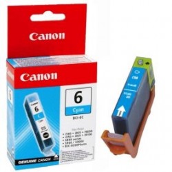 Canon BCI-6C (4706A002) Cyan Original Cartridge - BJC-8200 (T2708) 