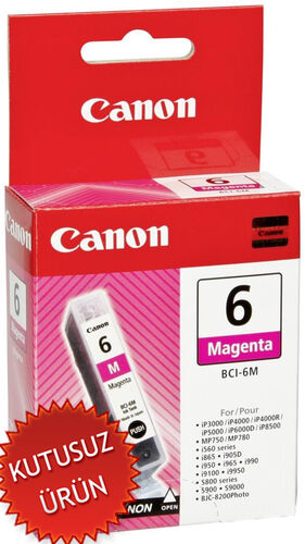 Canon BCI-6M (4707A002AF) Kırmızı Orjinal Mürekkep Kartuş - BJC-8200 (U) (T13363) - 1