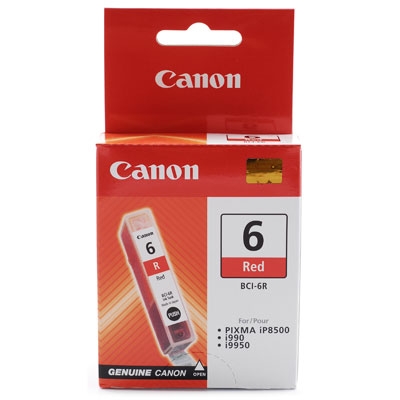 Canon BCI-6R (8891A002) Red Original Cartridge - BJC-8200 (T1959) - 1