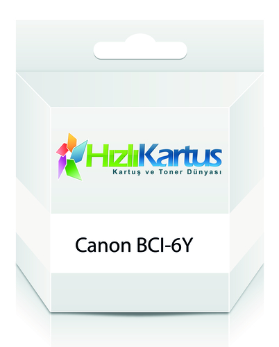 Canon BCI-6Y (4708A002AA) Sarı Muadil Kartuş - BJC-8200 (T12243) - 1