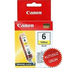 Canon BCI-6Y (4708A002AA) Sarı Orjinal Kartuş - BJC-8200 (U) (T8569) - 1