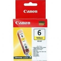 Canon BCI-6Y (4708A002) Yellow Original Ink Cartridge - BJC-8200 (T2706) 