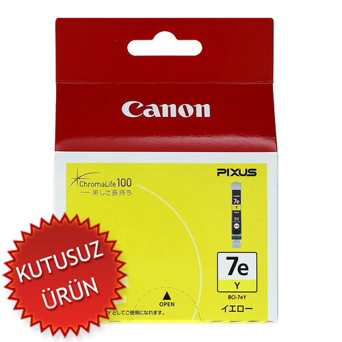 Canon BCI-7eY (0367B001) Sarı Orjinal Kartuş - IP4200 / IP4300 (U) (T13373) - 1