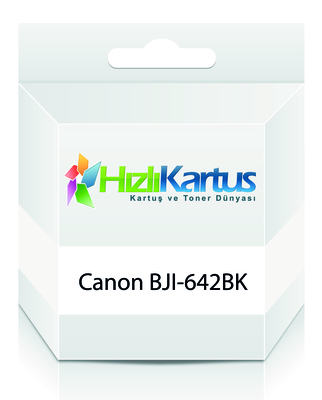 CANON - Canon BJI-642BK (0993A003) Siyah Muadil Kartuş - BJ-300 / BJ-330 (T12246)