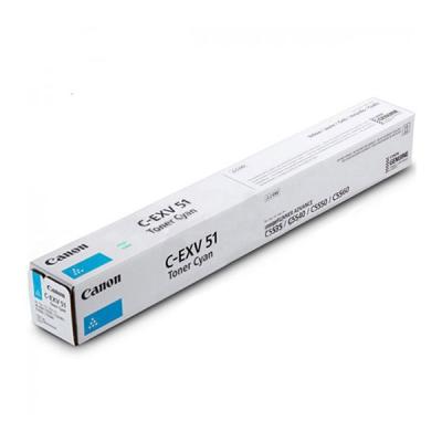 Canon C-EXV51L (0485C002) Cyan Original Toner - IR-C5535i / IR-C5540i (T8133) 