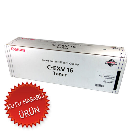 Canon C-EXV16 (0262B002) Black Original Toner - CLC-4040 / CLC-5151 (Damaged Box) (T15070) - 1