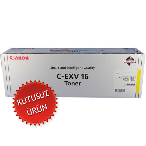 Canon C-EXV16 (1066B002) Sarı Orjinal Toner - CLC-4040 / CLC-5151 (U) (T15288) - 1