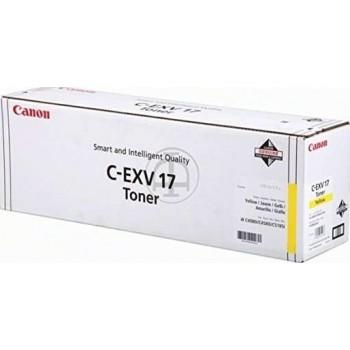 Canon C-EXV17 (0259B002) Yellow Original Toner - IR-C4080 / IR-C4580 (T11376) 