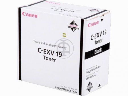 Canon C-EXV19BK Black Original Toner - imagePRESS C1 - 1