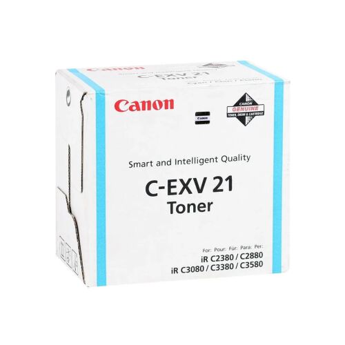 Canon C-EXV21C (0453B002) Cyan Original Toner - IRC-2380 / IRC-2880 (T4846) - 2