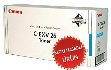 Canon C-EXV26C (1659B006AA) Cyan Original Toner - IR-C1021 / IR-C1022 (Damaged Box) (T9273)