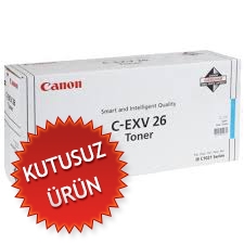 Canon C-EXV26C (1659B006AA) Cyan Origial Toner - IR-C1021 / IR-C1022 (Wıthout Box) (T4878) 