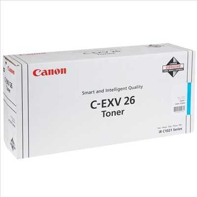 Canon C-EXV26C (1659B006AA) Cyan Original Toner - IR-C1021 / IR-C1022 (T12044) - 2