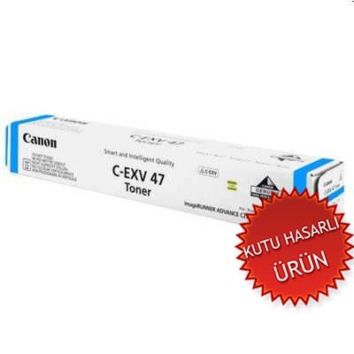 Canon C-EXV47 C (8517B002) Cyan Original Toner - IR-C250i / IR-C350i (Damaged Box)